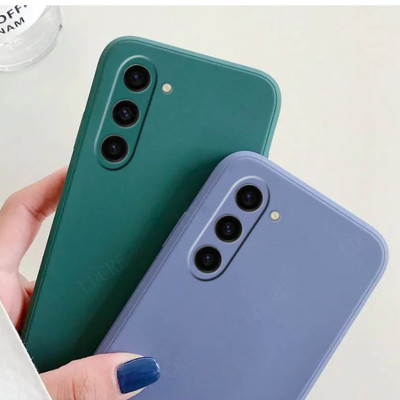 Ốp lưng silicon case cho Samsung Galaxy S24 Fe , S23 FE mỏng 0.3mm chống bám bẩn mặt lưng siêu mềm mịn, có gờ bảo vệ camera - Hàng chính hãng