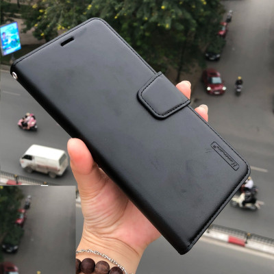 Bao da dạng ví cho OPPO Reno11 F 5G chính hãng Hanman có quai cài, có ngăn để thẻ ATM và tiền, may viền - Hàng chính hãng