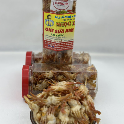 Đặc sản Phan Thiết - Ghẹ Sữa Rim Gói (Hộp) 100 Gram Đã Chế Biến Ăn Liền Ngon Ơi Là Ngon Của. Hạn Sử Dụng 12 Tháng Kể Từ Ngày Đặt Hàng - OCOP 4 Sao