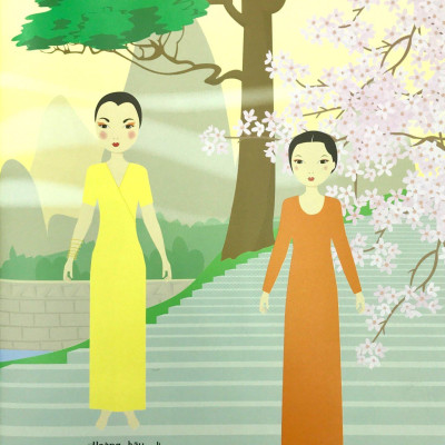 Dán Hình Sáng Tạo Trang Phục Búp Bê - Thời Trang Xưa