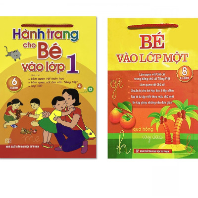 Combo Sách Chuẩn Bị Cho Bé Vào Lớp 1: Hành Trang Cho Bé Vào Lớp 1 (6 Cuốn) + Bé Vào Lớp 1 (8 Cuốn) + Đọc để trưởng thành
