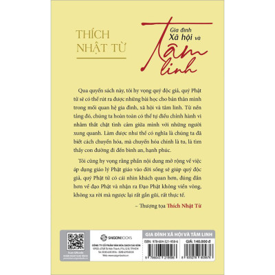 Gia Đình, Xã Hội Và Tâm Linh - Thượng tọa Thích Nhật Từ