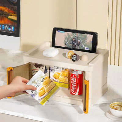 Hộp Nhựa Đựng Đồ Đa Năng Có Nắp Đậy Cao Cấp Có Thể Tháo Lắp Tiết Kiệm Không Gian