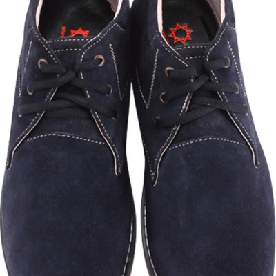 Giày Boot Da Lộn Nam Huy Hoàng HT7192 - Xanh Đậm