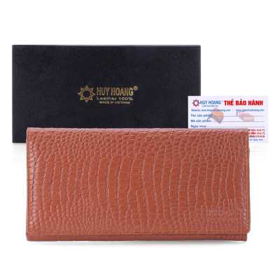 Ví Nữ Huy Hoàng HT3107 (9.5 x 19 cm) - Nâu