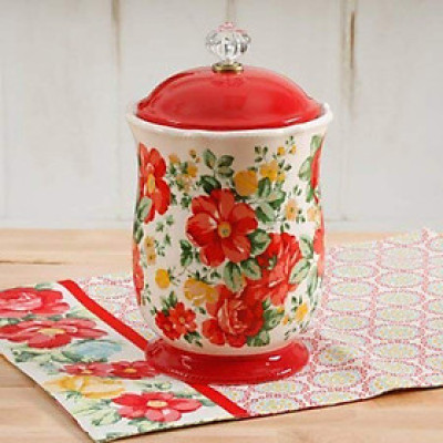 Hũ đựng đồ khô The Pioneer Woman Vintage Floral Canister Hàng chính hãng