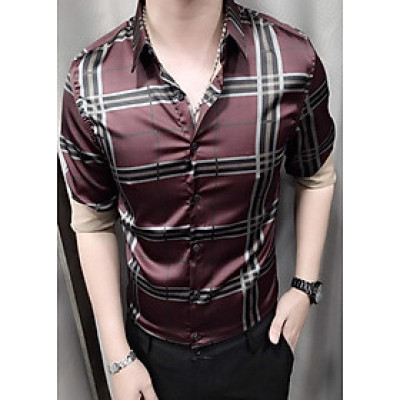 Áo sơ mi lụa sọc TITISHOP SM941