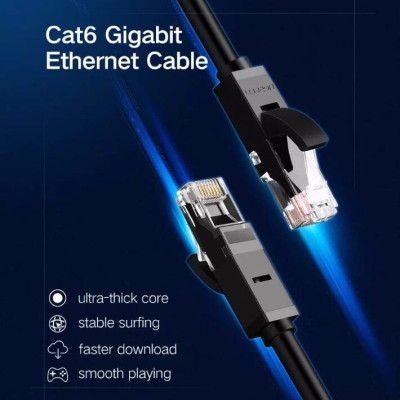 Ugreen UG20168NW102TK 30M màu Đen Cáp mạng LAN CAT6 UTP - HÀNG CHÍNH HÃNG