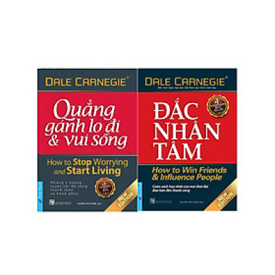 Combo Đắc Nhân Tâm + Quẳng Gánh Lo Đi Và Vui Sống