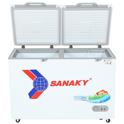 TỦ ĐÔNG SANAKY 280 LÍT VH-3699A2KD ĐỒNG (R600A) (KÍNH CƯỜNG LỰC) - HÀNG CHÍNH HÃNG