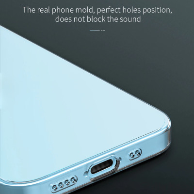 Ốp lưng dẻo silicon trong suốt cho iPhone 12 / iPhone 12 Pro (6.1 inch) hiệu Ultra Thin (siêu mỏng 0.6mm, chống trầy, chống bụi) - Hàng nhập khẩu