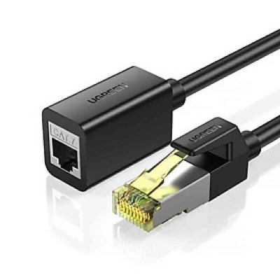 Ugreen 80410 0.5M Màu Đen OD6.5mm Cáp Cat7 nối dài NW148 Hàng chính hãng