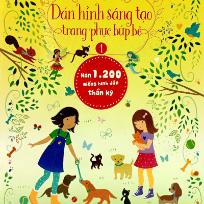 Bộ Sticker Dolly Dressing - Dán Hình Sáng Tạo Trang Phục Búp Bê - Bộ 1 (Bộ 4 Tập)