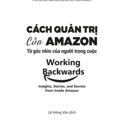 Sách - Cách Quản Trị Của Amazon