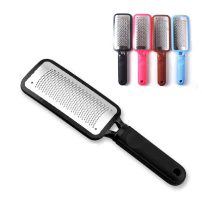 Dụng Cụ Mài Chà Gót Chân Tẩy Da Chết Inox vân xịn sò Cây Chà Gót Inox TẶNG KEM
