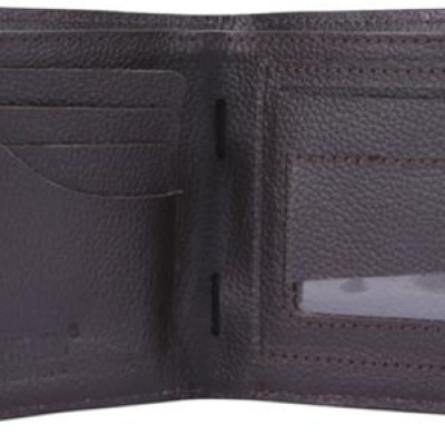Ví Nam Da Cá Sấu Nguyên Con Nhỏ Huy Hoàng HT2247 (12.5 x 10 cm) - Nâu Đất