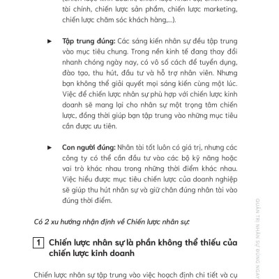 Quản Trị Nhân Sự Đúng Ngay Từ Đầu
