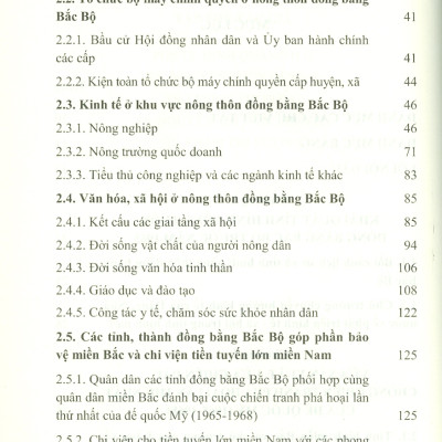 NÔNG THÔN ĐỒNG BẰNG BẮC BỘ (1965 - 1975) (Sách chuyên khảo)