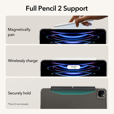 Bao Da dành cho iPad Pro 11 inch / iPad Pro 13 inch M4 2024 ESR Ascend Trifold Case - Hàng Chính Hãng