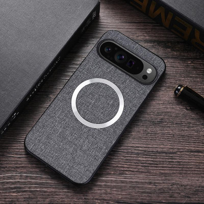 Ốp Lưng Từ Tính Cho Google Pixel 9 Pro XL / 9 PRO / 8 PRO / 8 Chất Liệu Vải Viền Silicone - BUM STORE GALAXY CASE