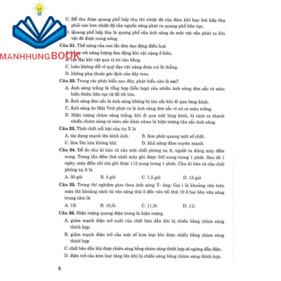 Sách - Ngân Hàng Đề Thi Thử THPT Quốc Gia Môn Vật Lí