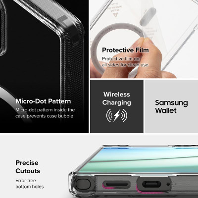 Ốp lưng cho Samsung Galaxy S25 Ultra RINGKE Fusion Magnetic - Hàng Chính Hãng