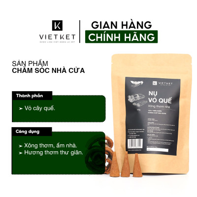 Nụ Vỏ Quế VIETKET (VIỆT KẾT) 100g - Xông nhà tẩy uế