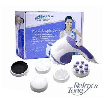 Máy Massage Cầm Tay Relax & Spin Tone 5 Đầu Đa Năng Loại Tốt
