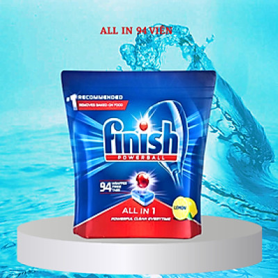 Túi 80 viên rửa chén Finish All In 1 Max Dishwasher Tablets PTT025451