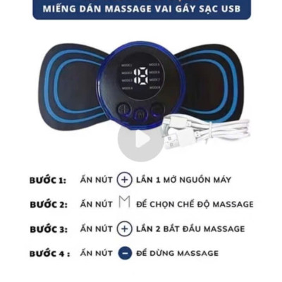 Máy massage xung điện mini xoa bóp giảm đau mỏi rất tốt mua cho ông bà cha mẹ 
