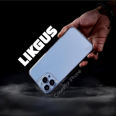 Ốp lưng chống sốc bảo vệ màng camera cho iPhone 16, 16 Plus, 16 Pro, 16 Pro Max hiệu Likgus Camshield - Thiết kế trong suốt, chống ố vàng - Hàng nhập khẩu