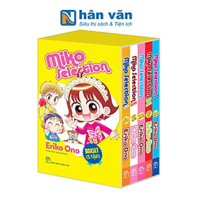 Boxset Nhóc Miko! Cô Bé Nhí Nhảnh - Miko Selection (Bộ 5 Tập) - Tặng kèm Postcard