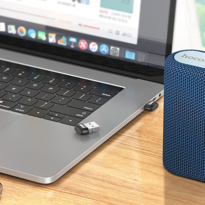 Usb bluetooth 5.0 giúp máy tính bàn máy tính cây Laptop thu phát sóng Bluetooth - Hàng chính hãng