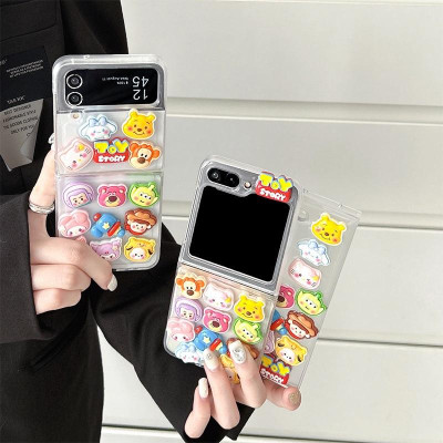 Ốp Lưng Nhựa Cứng Đính Charm TOY STORY Cho Samsung Z FLIP 6 / Z FLIP 5 / Z FOLD 6 / Z FOLD 5 - BUM STORE GALAXY CASE