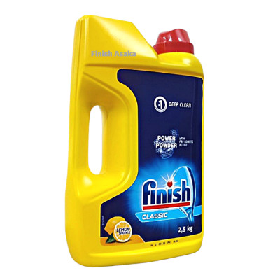 Bột rửa chén Finish Dishwasher Power Powder Lemon Sparkle 2,5 kg QT017384 - hương chanh