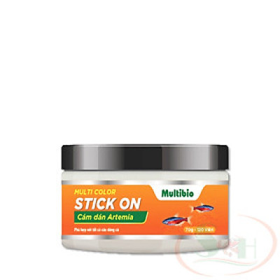 Thức ăn dán Multi Stick On đạm tổng hợp artemia viên dán bể cá tép cảnh