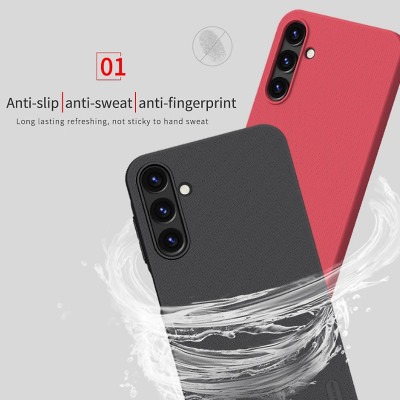 Ốp Lưng Sần chống sốc cho Samsung Galaxy A56 , A36 , A26 , A16 , A35 , A15 , A25 , A55 hiệu Nillkin Super Frosted Shield - Hàng Chính Hãng
