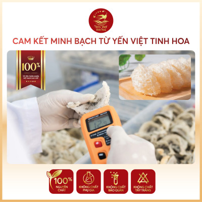 Tổ yến Tinh chế cao cấp 100 gram Yến Việt Tinh Hoa - Hàng chính hãng