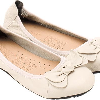 Giày Nữ Búp Bê Da Bò Huy Hoàng HT7914 - Kem