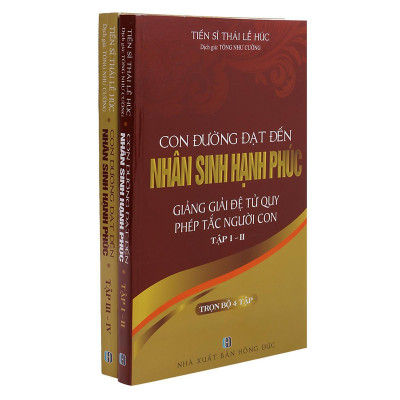 Sách - Con Đường Đạt Đến Nhân Sinh Hạnh Phúc - Trọn Bộ 4 Tập - Chính Thông Book