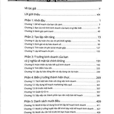 Tạo Lập Kế Hoạch Kinh Doanh For Dummies