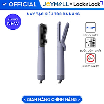 Máy Tạo Kiểu Tóc Đa Năng LocknLock ENA236PUP 210W, Hàng Chính Hãng, Duỗi, Uốn, Chải - JoyMall