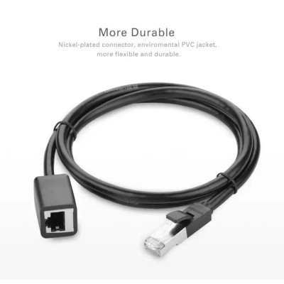 Ugreen UG11283NW112TK 5M màu Đen Cáp nối dài Ethernet CAT6 FTP RJ45 - HÀNG CHÍNH HÃNG