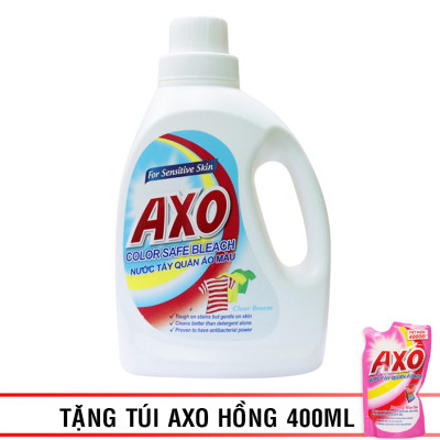 Nước Tẩy Quần Áo Màu Axo Trắng Hương Thanh Khiết Dành Cho Da Nhạy Cảm Chai 800ml 