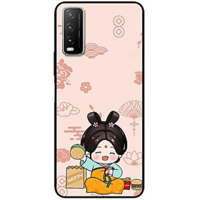 Ốp lưng cho Vivo Y12s - Y20 - Y20s - Y21 - Y21s - Y33s - Y33T - Cô Gái Tham Ăn - Hàng Chính Hãng