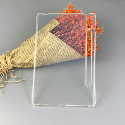 Ốp lưng cho Samsung Galaxy Tab S10 Fe , S10 Fe Plus , S8 Plus, Tab S8, Tab S8 Ultra, Tab S9, Tab S9 Plus, Tab S9 Fe, Tab S7, Tab S7 Plus, Tab S7 Fe, Tab A9, Tab A9 Plus, Tab A8 2020, Tab A7 Lite silicon dẻo trong suốt, có gờ bảo vệ camera - Hàng Nhập Khẩu