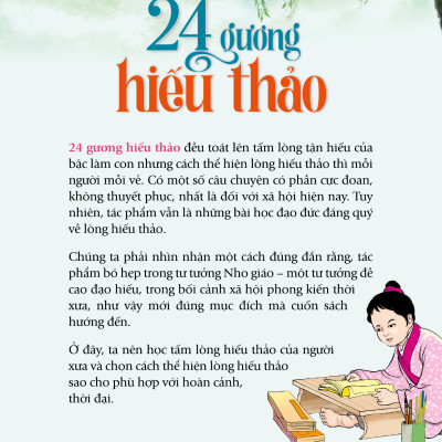 24 Gương Hiếu Thảo - Vanlangbooks -Tái Bản 2023