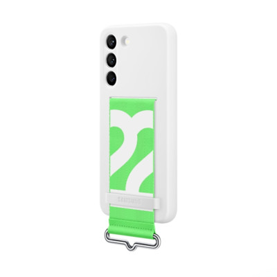 Ốp Lưng Silicone Kèm Dây Đeo Thời Trang ( Strap ) Samsung Galaxy S22 / S22+ / S22 Ultra - Hàng Chính Hãng