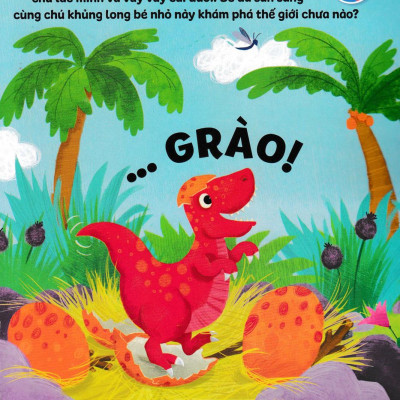 Sách Âm Thanh - 8 Âm Thanh Vui Nhộn - Những Chú Khủng Long Vui Vẻ