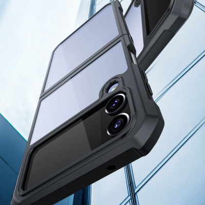 Ốp Lưng Chống Sốc Mặt Lưng Trong Suốt Bảo Vệ Cho Samsung Galaxy Z Flip, Z Flip 4 - Hàng Chính Hãng Xundd